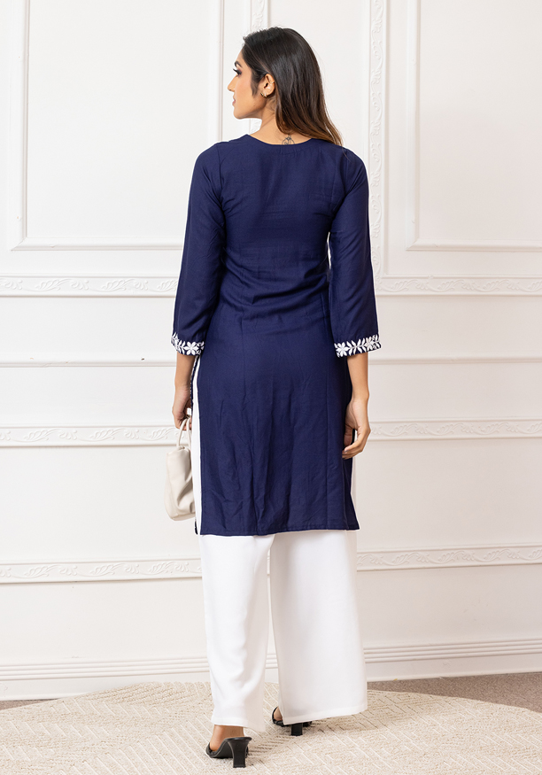 YELI EMBROIDERY KURTHA